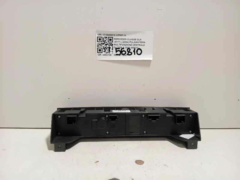 Pulsantiera Multifunzione Centrale 1718208210 Mercedes Classe SLK R171 2004