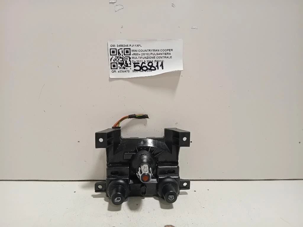 Pulsantiera Multifunzione Centrale 3456246 Mini Countryman Cooper R60 2010