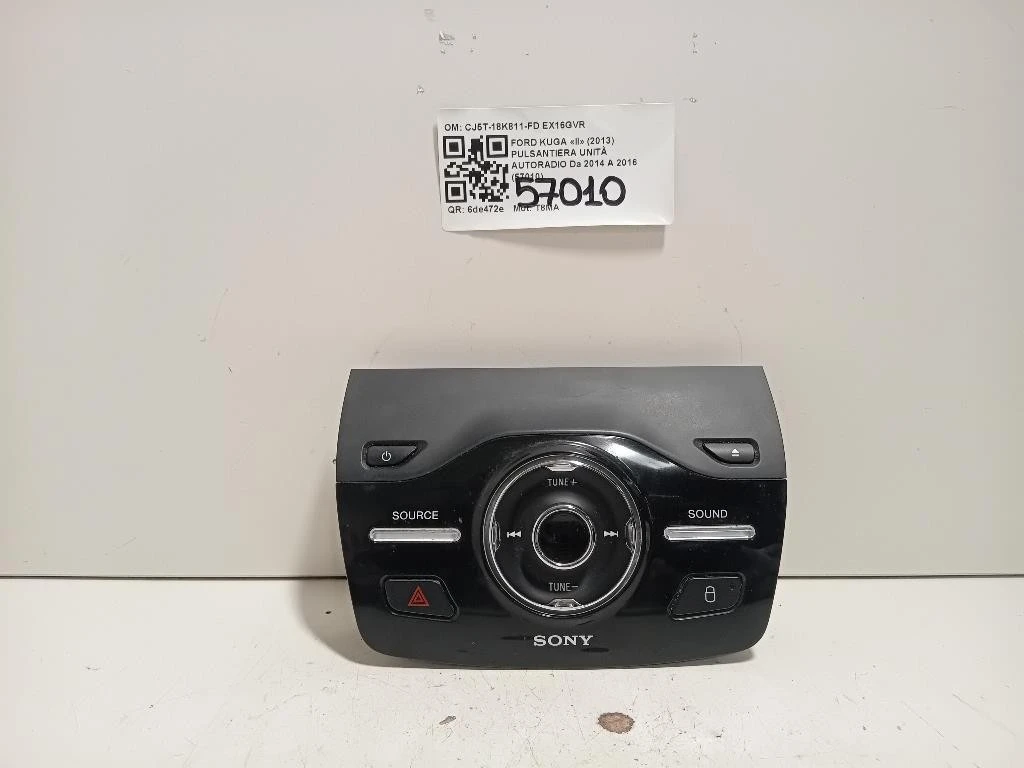 Pulsantiera Unità Autoradio CJ5T-18K811-FD Ford KUGA II 2013