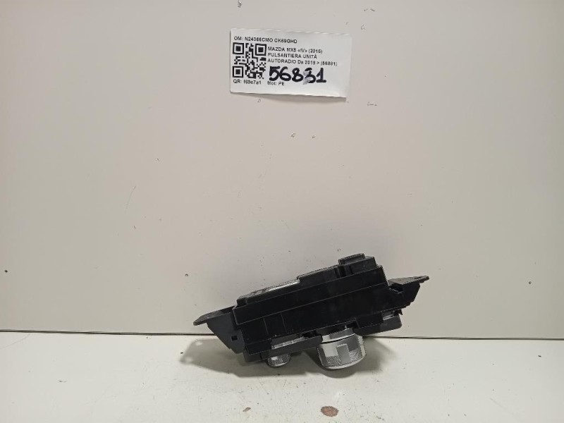 Pulsantiera Unità Autoradio N24366CMO Mazda MX5 IV 2015