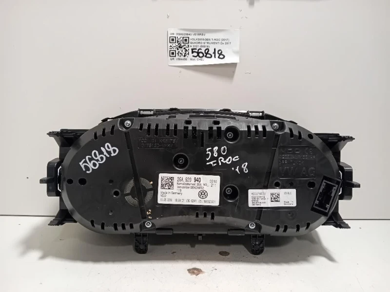 Quadro Strumenti 2GA920940 Volkswagen T-roc 2017