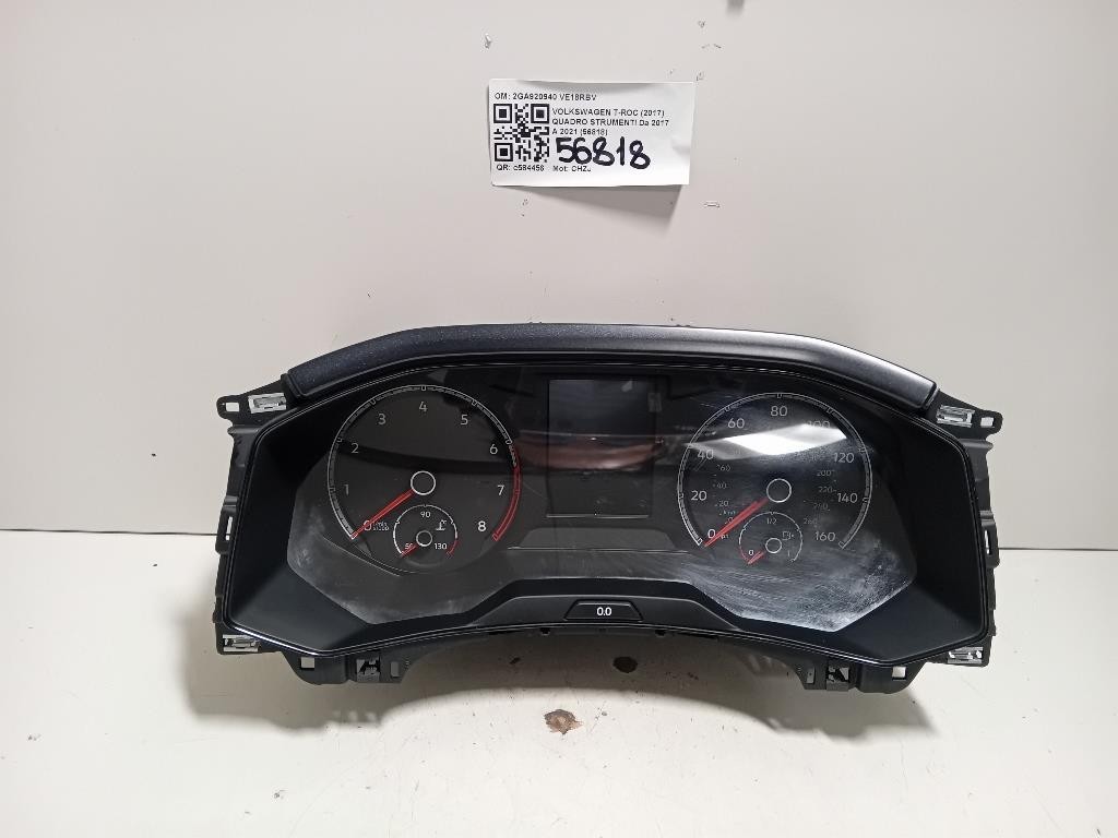 Quadro Strumenti 2GA920940 Volkswagen T-roc 2017