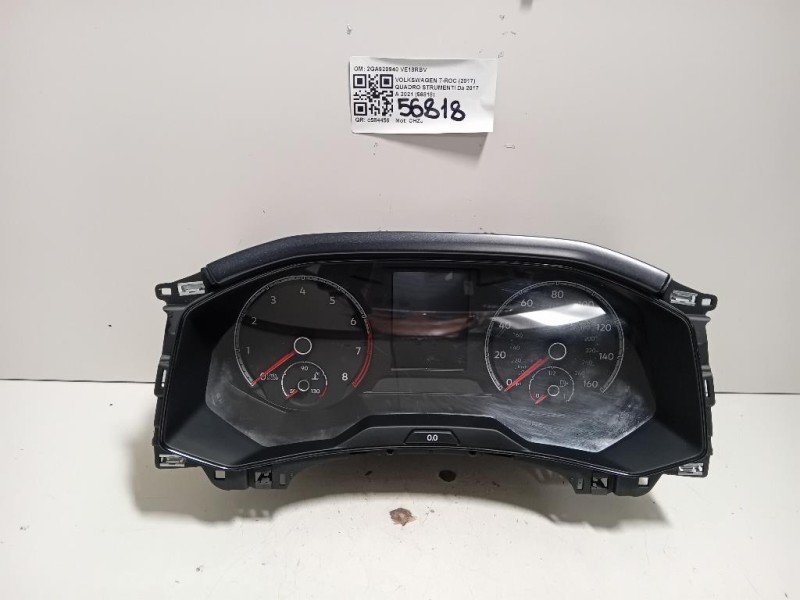 Quadro Strumenti 2GA920940 Volkswagen T-roc 2017