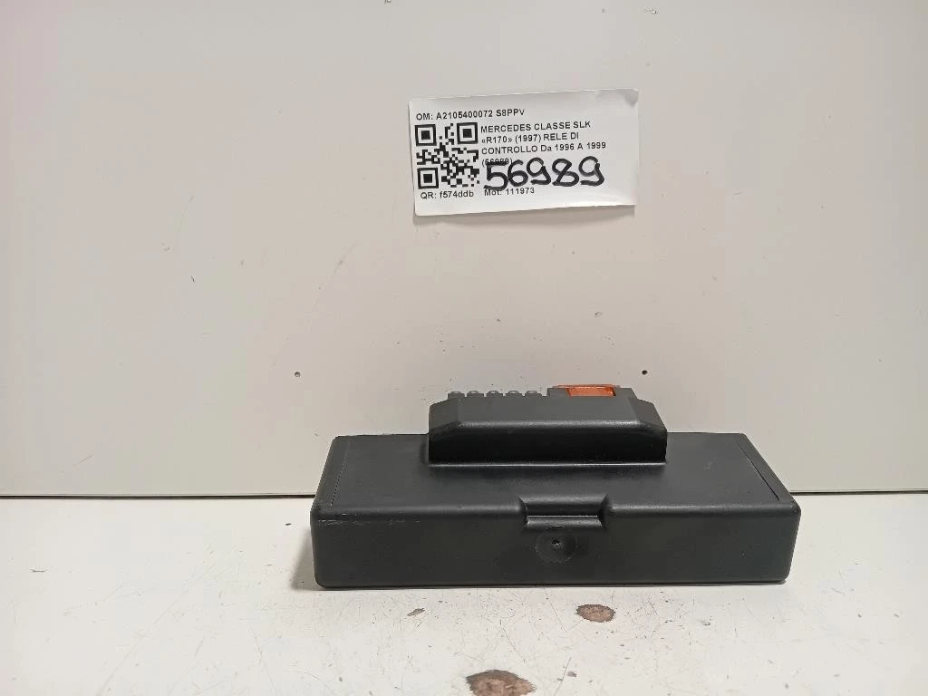 RELE DI Controllo A2105400072 Mercedes Classe SLK R170 1997