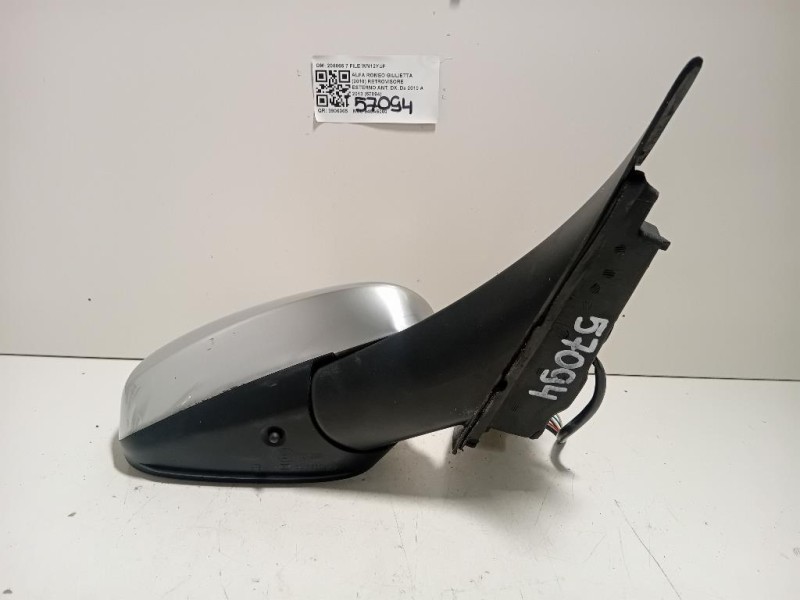 Retrovisore Esterno ANT DX 205066 7 FILE Alfa Romeo Giulietta 2010
