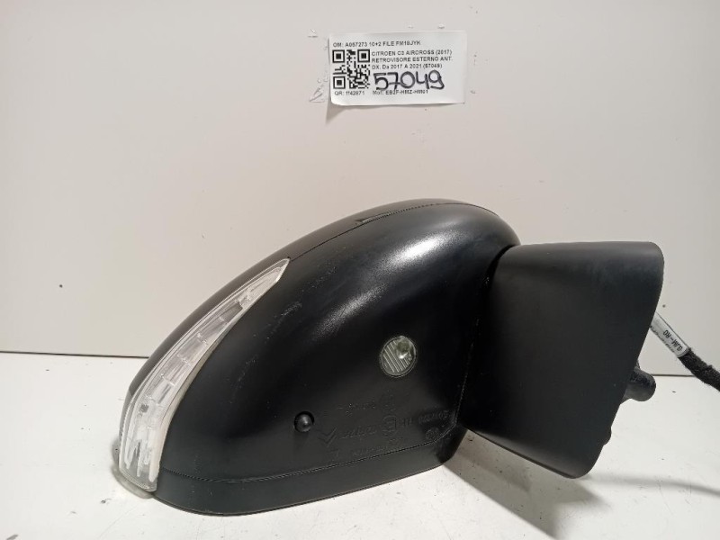 Retrovisore Esterno ANT DX A057273 10+2 FILE Citroen C3 Aircross 2017