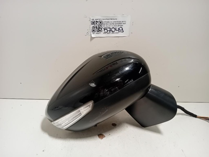Retrovisore Esterno ANT DX A057273 10+2 FILE Citroen C3 Aircross 2017