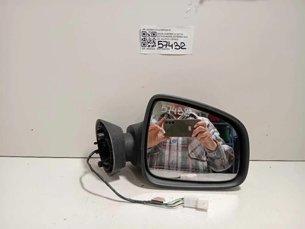 Retrovisore Esterno ANT DX 024363 5 FILE Dacia Duster I 2014