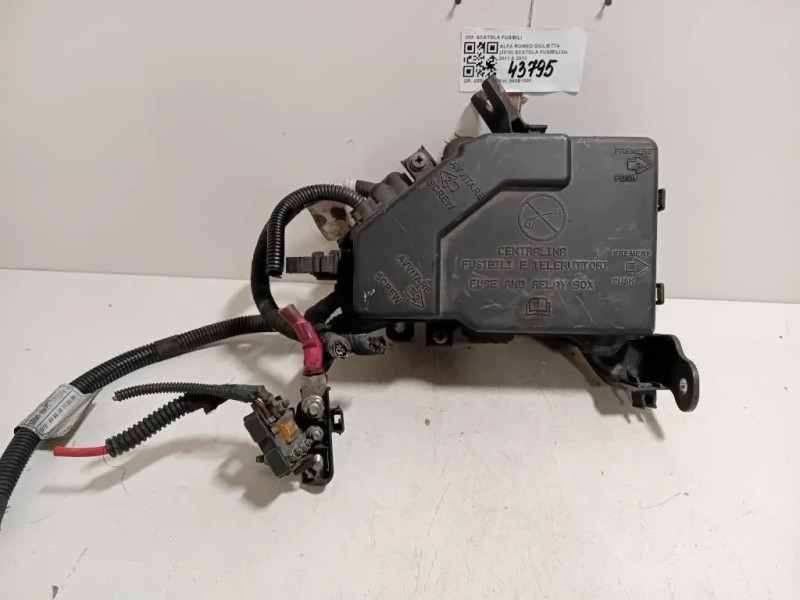 Scatola Fusibili SCATOLA FUSIBILI Alfa Romeo Giulietta 2010
