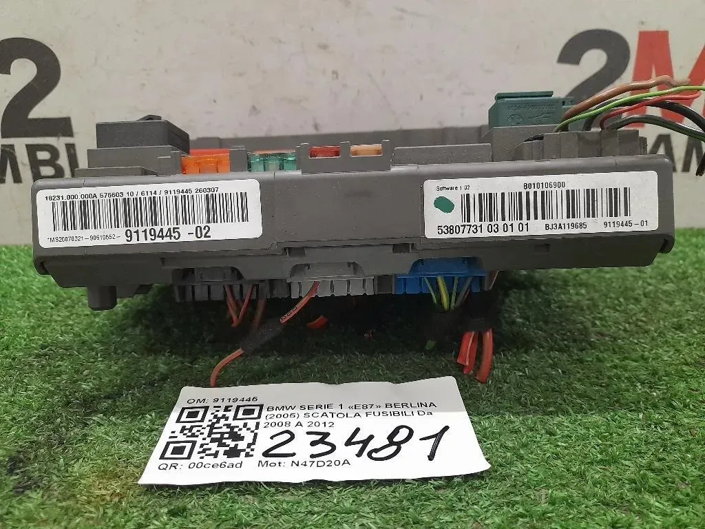 Scatola Fusibili 9119445 Bmw Serie 1 E87 Berlina 2005