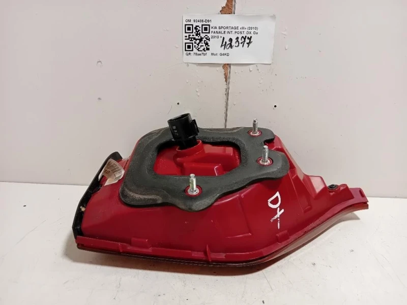 Fanale INT POST DX 92406-D91 Kia Sportage III 2010