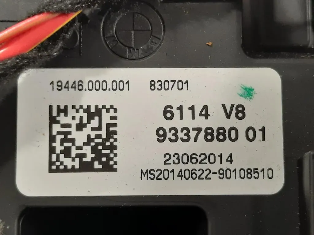 Scatola Fusibili 9337880 01 Bmw Serie 1 F20 Berlina 2012