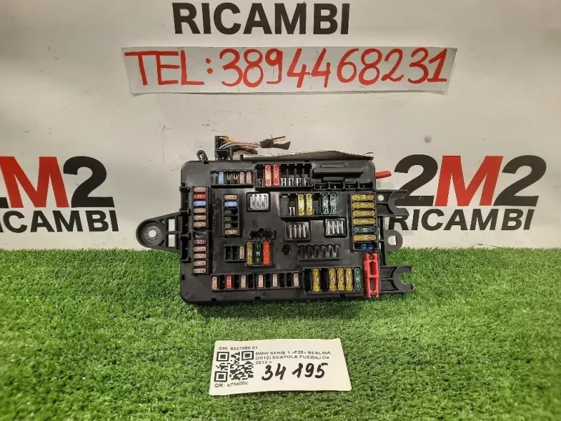 Scatola Fusibili 9337880 01 Bmw Serie 1 F20 Berlina 2012