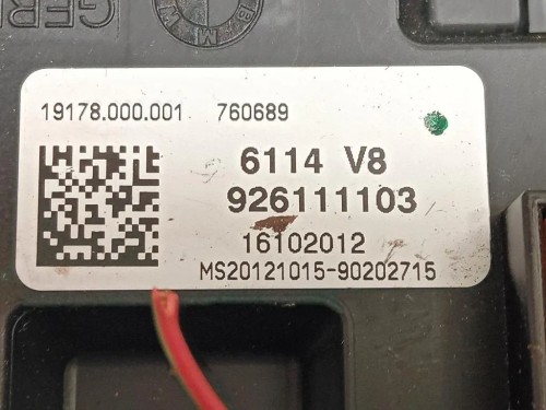 Scatola Fusibili 106887 10 Bmw Serie 1 F20 Berlina 2012