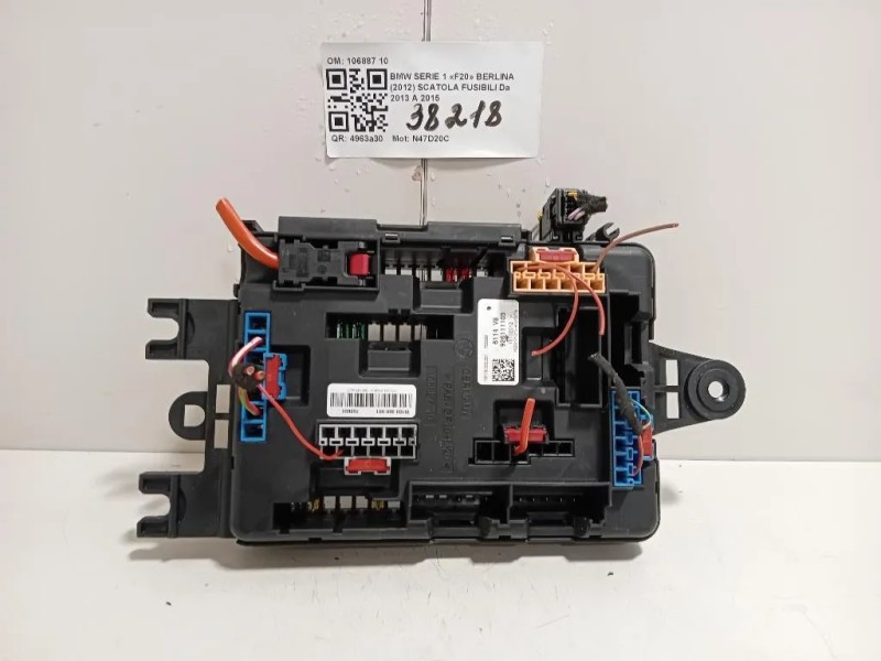 Scatola Fusibili 106887 10 Bmw Serie 1 F20 Berlina 2012