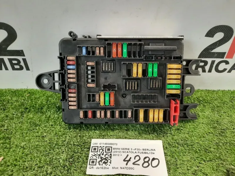 Scatola Fusibili 61149389070 Bmw Serie 3 F30 Berlina 2012