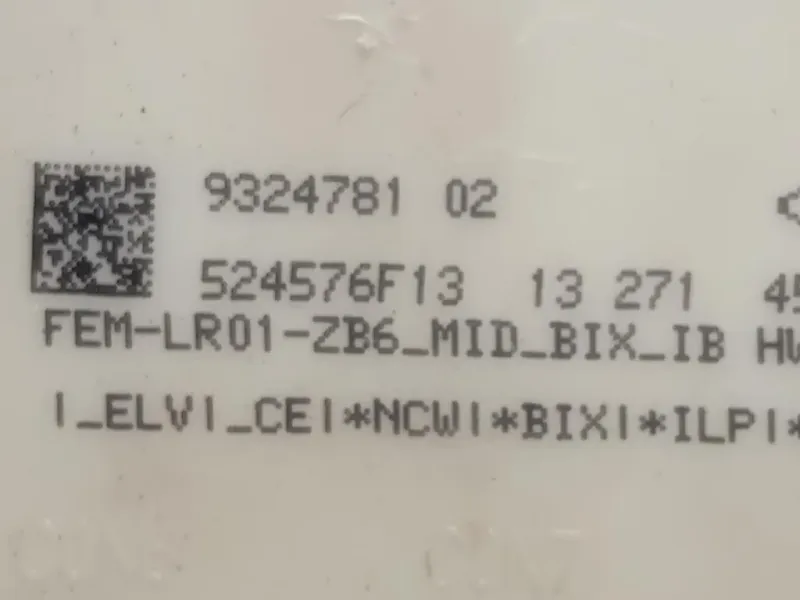 Scatola Fusibili 9324781 Bmw Serie 3 F31 Touring 2012