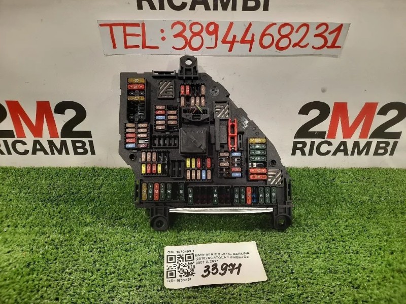 Scatola Fusibili 1670499-1 Bmw Serie 5 F10 Berlina 2010