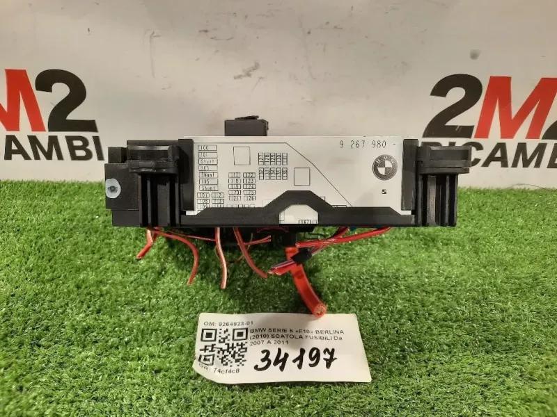 Scatola Fusibili 9264923-01 Bmw Serie 5 F10 Berlina 2010