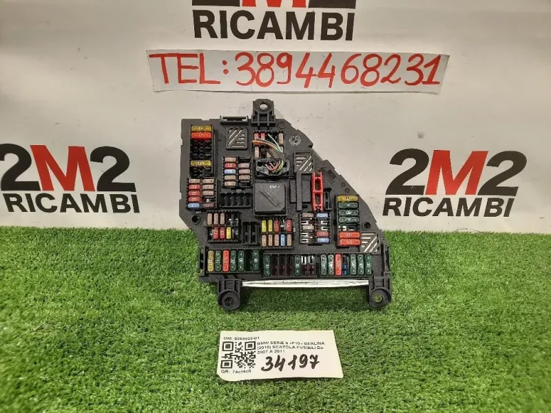 Scatola Fusibili 9264923-01 Bmw Serie 5 F10 Berlina 2010