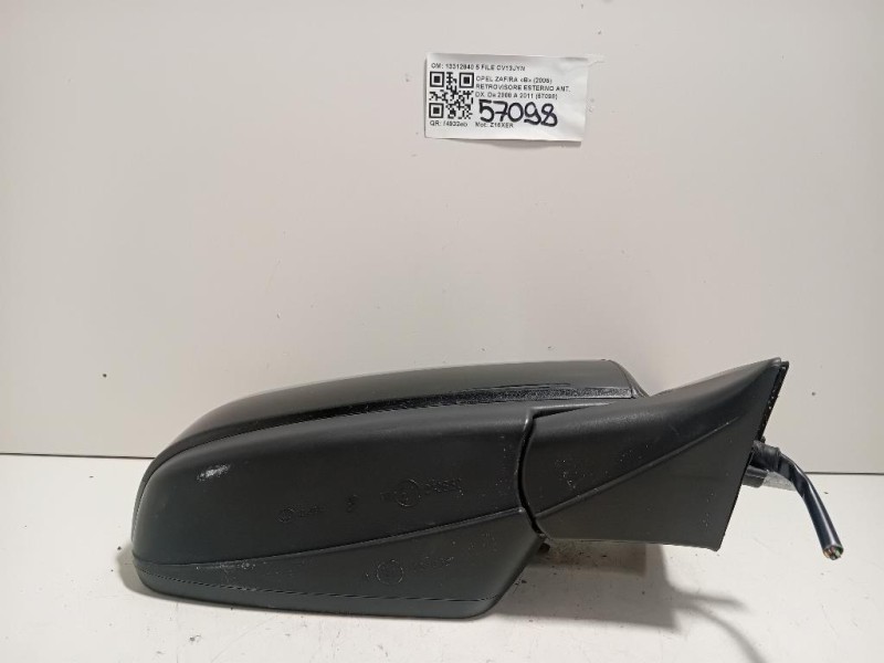 Retrovisore Esterno ANT DX 13312840 5 FILE Opel Zafira B 2005