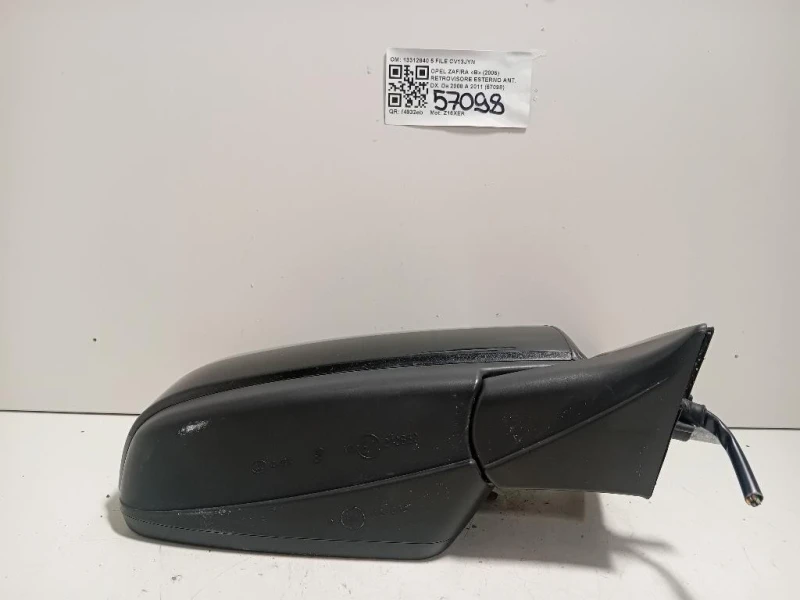 Retrovisore Esterno ANT DX 13312840 5 FILE Opel Zafira B 2005