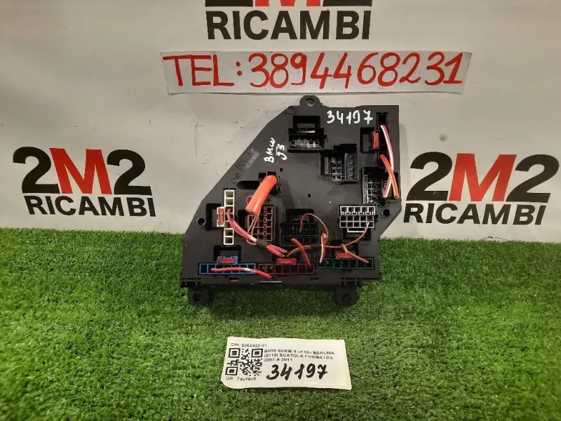 Scatola Fusibili 9264923-01 Bmw Serie 5 F10 Berlina 2010