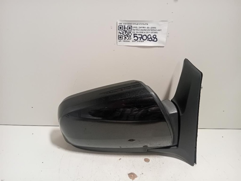 Retrovisore Esterno ANT DX 13312840 5 FILE Opel Zafira B 2005