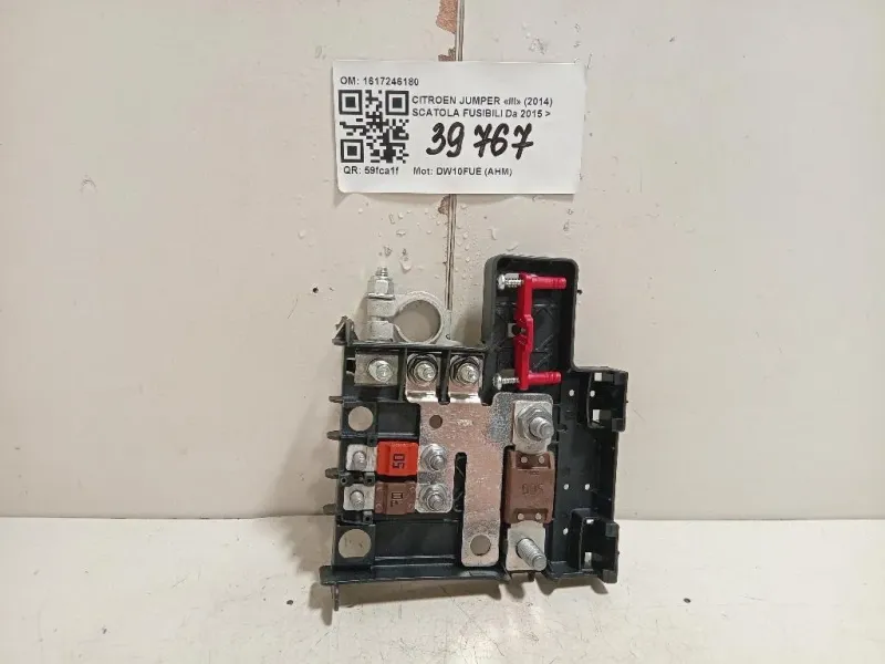 Scatola Fusibili 1617246180 Citroen Jumper III 2014