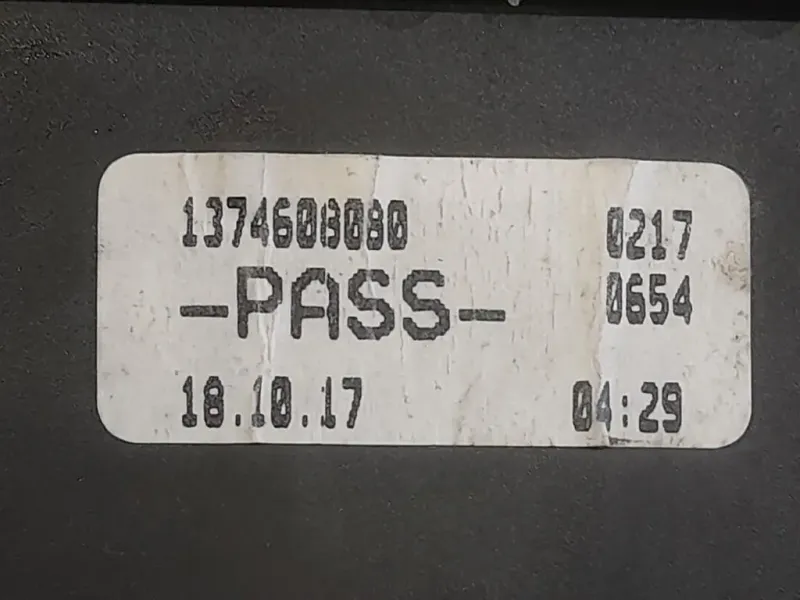 Scatola Fusibili 1374608080 Citroen Jumper III 2014