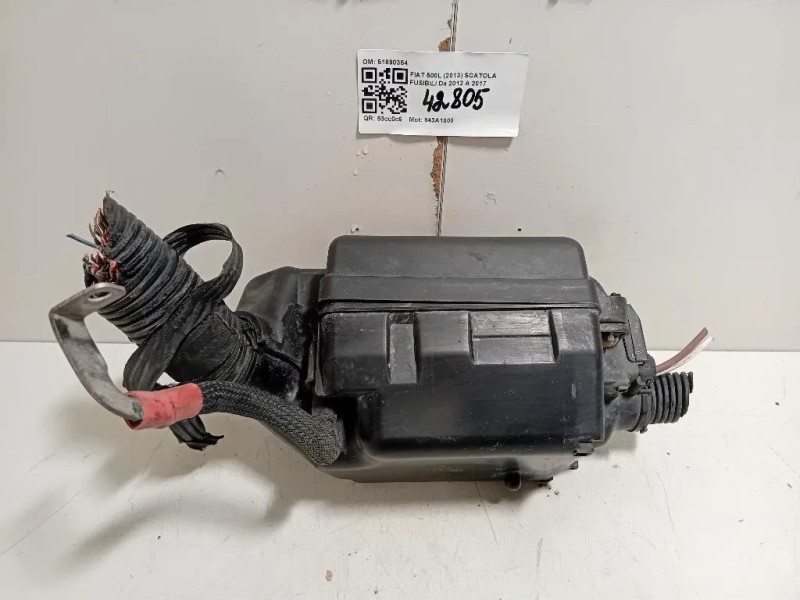 Scatola Fusibili 51890354 Fiat 500L 2013