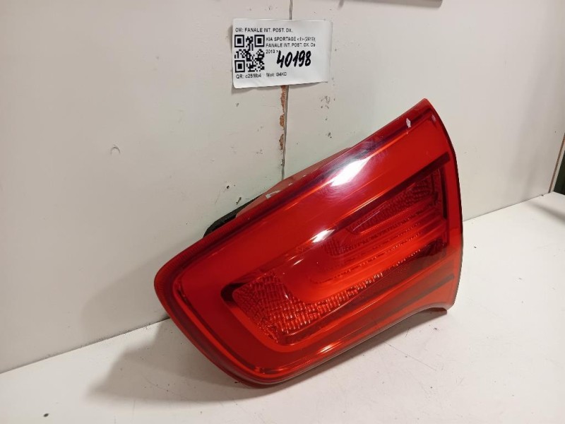 Fanale INT POST DX FANALE INT POST DX Kia Sportage III 2010