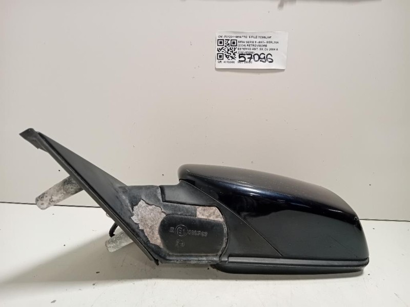 Retrovisore Esterno ANT SX F0123119MATTO 5 FILE Bmw Serie 5 E60 Berlina 2004