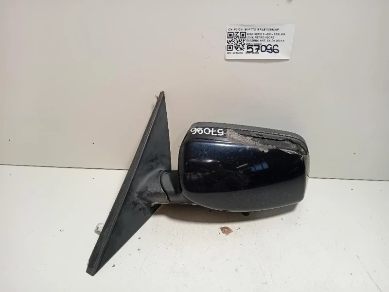 Retrovisore Esterno ANT SX F0123119MATTO 5 FILE Bmw Serie 5 E60 Berlina 2004