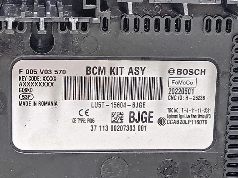 Scatola Fusibili COMFORT CENTRALINA LU5T-15604-BJGE Ford KUGA III 2020