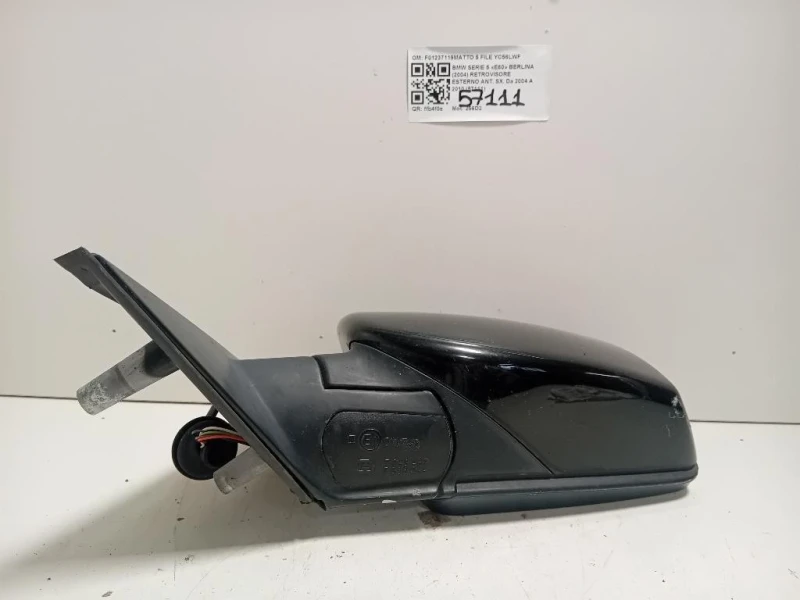 Retrovisore Esterno ANT SX F0123119MATTO 5 FILE Bmw Serie 5 E60 Berlina 2004