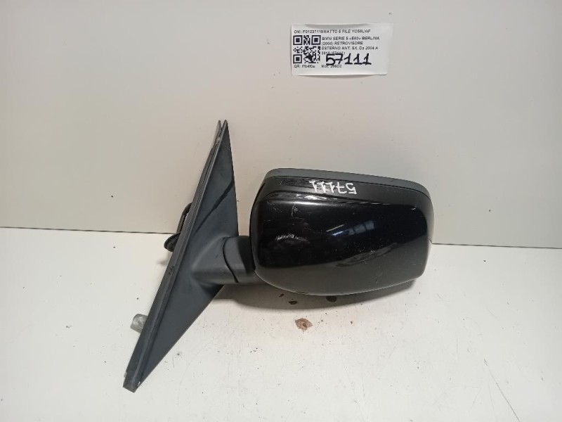 Retrovisore Esterno ANT SX F0123119MATTO 5 FILE Bmw Serie 5 E60 Berlina 2004