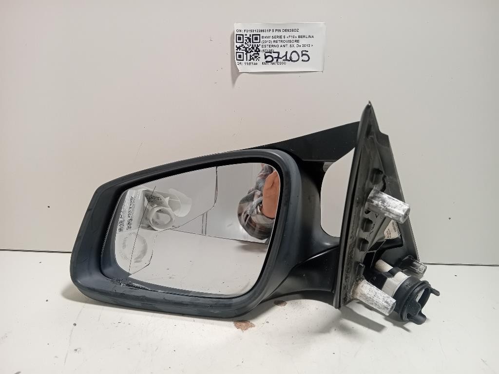 Retrovisore Esterno ANT SX F01531239931P 5 PIN Bmw Serie 5 F10 Berlina 2012