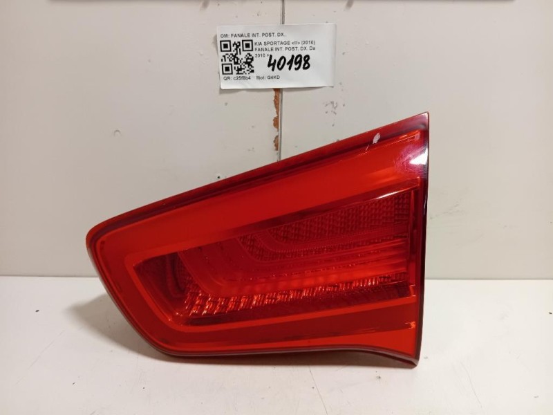 Fanale INT POST DX FANALE INT POST DX Kia Sportage III 2010