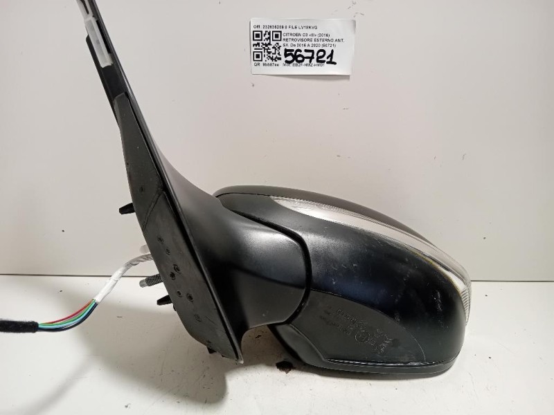 Retrovisore Esterno ANT SX 232636289 8 FILE Citroen C3 III 2016