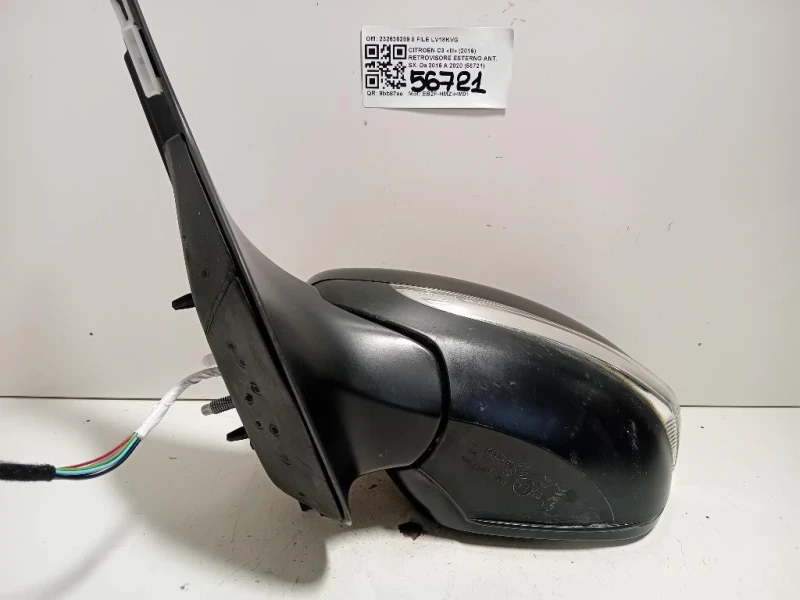 Retrovisore Esterno ANT SX 232636289 8 FILE Citroen C3 III 2016