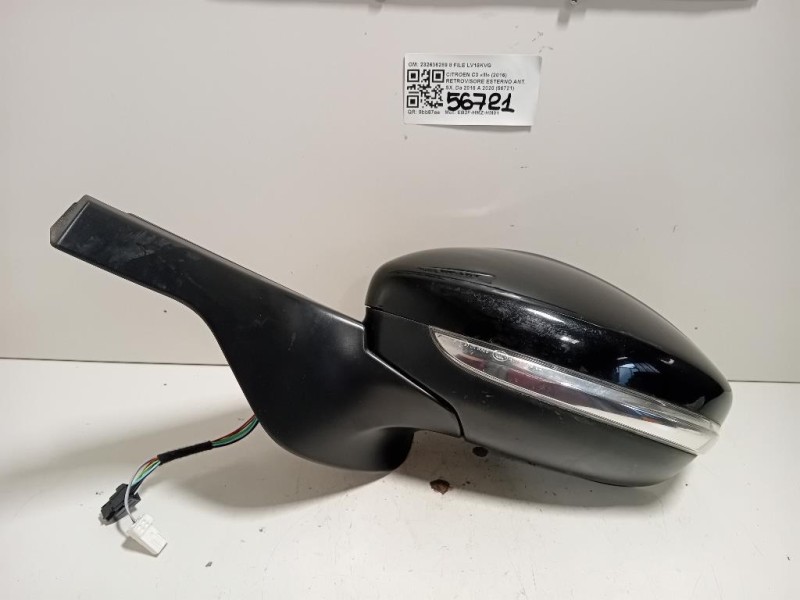 Retrovisore Esterno ANT SX 232636289 8 FILE Citroen C3 III 2016