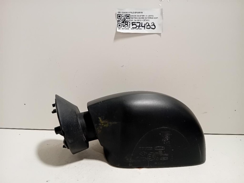 Retrovisore Esterno ANT SX 024363 5 FILE Dacia Duster I 2014