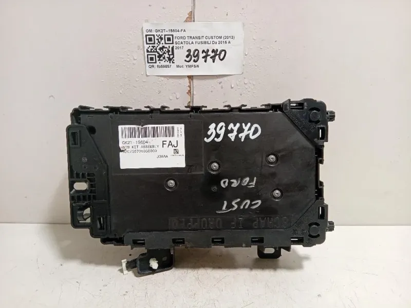 Scatola Fusibili GK2T--15604-FA Ford Transit Custom I 2013