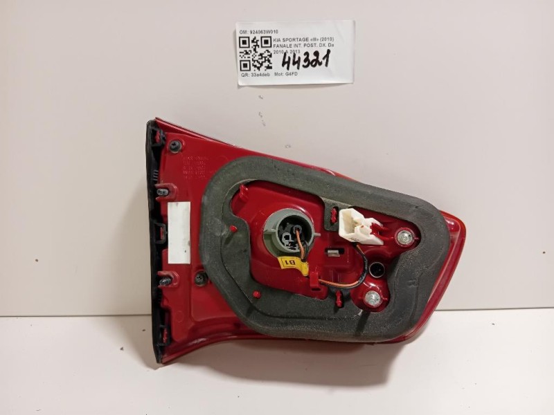 Fanale INT POST DX 924063W010 Kia Sportage III 2010