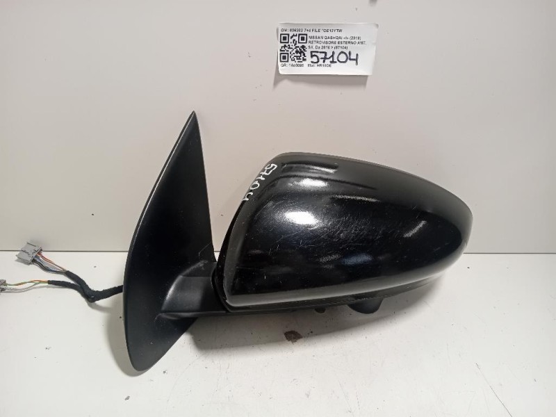 Retrovisore Esterno ANT SX 026202 7+4 FILE Nissan Qashqai I 2010
