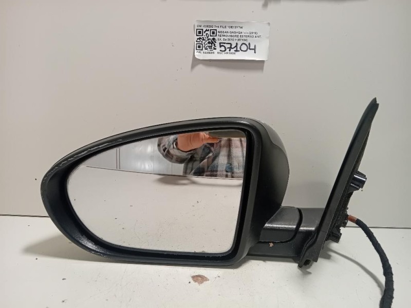 Retrovisore Esterno ANT SX 026202 7+4 FILE Nissan Qashqai I 2010