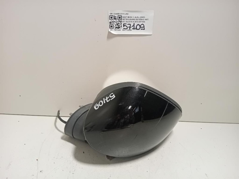 Retrovisore Esterno ANT SX 034456 7 FILE Seat Ibiza V 6J5 2008