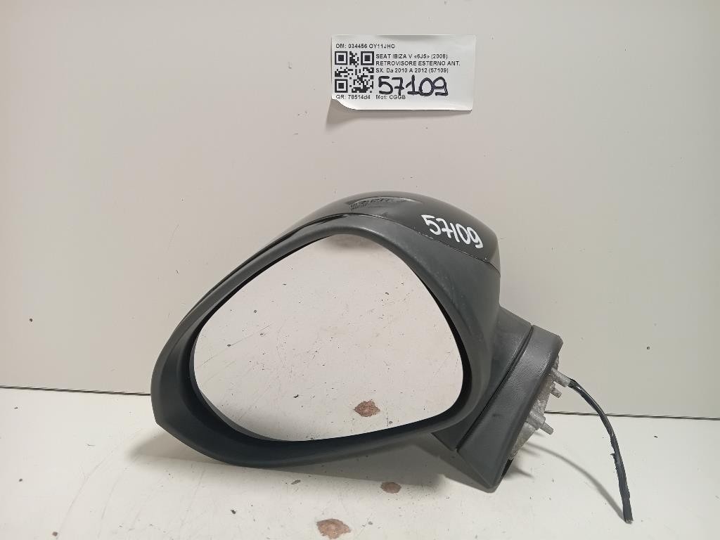 Retrovisore Esterno ANT SX 034456 7 FILE Seat Ibiza V 6J5 2008