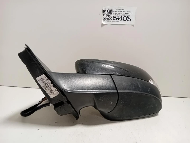Retrovisore Esterno ANT SX 6V2857407 6 FILE Skoda Fabia NJ3 2018
